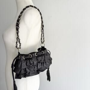 Vintage Mini Genuine Leather Y2K Bag Fringe Boho Hippie